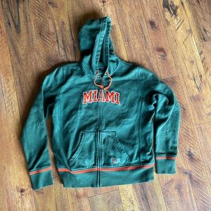 Nike Miami Hoodie Zip Up Sweatshirt